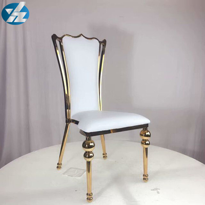 Witte Zwarte Koninklijke van het het Huwelijksbanket van de Kroonstoel van het de Stoelroestvrije staal Gouden Ronde de Stoelbenen