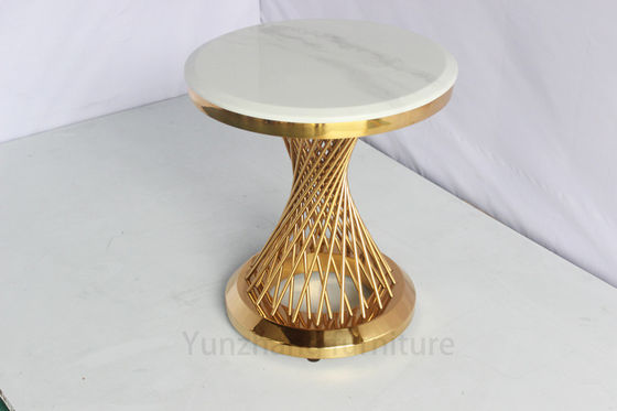 Goede prijs Rotary Steel Pipe Small Waist Design Ronde zijde tafel Einde tafel online