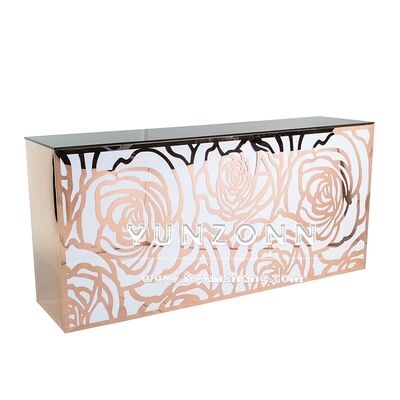 Brand New Aanpasbare LED Bar Tellers voor Restaurants en Commerciële Bars Rose Design