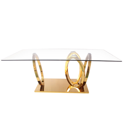 De oost-west Lijst van Meubilairdublin intersected circle rectangular dining