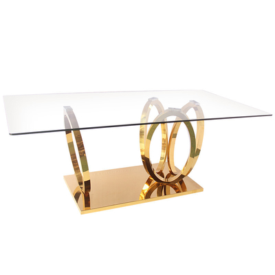 De oost-west Lijst van Meubilairdublin intersected circle rectangular dining