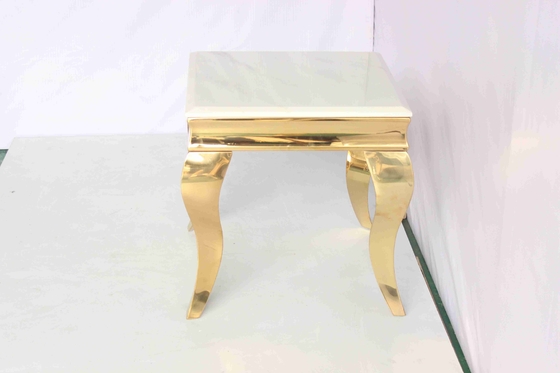 Van de de Lijsthoek van het gouden Plateren Kunstmatige Marmeren Hoogste Beëindigen Lijst 201 Roestvrij staalkader
