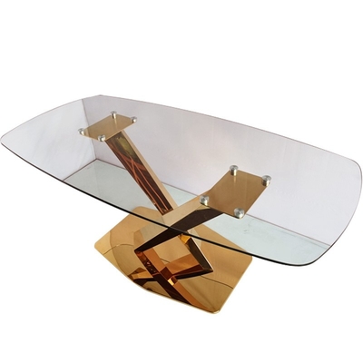 Van de de Eetkamerlijst van het roestvrij staalkader de Moderne Marmeren Reeks van de de Luxeeettafel
