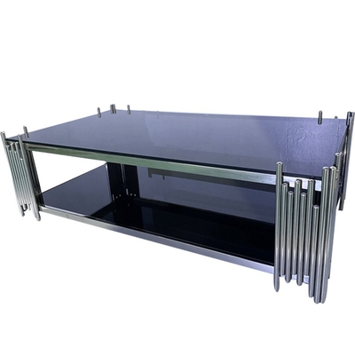 Groothandel Premium kwaliteit salontafel Moderne luxe spiegelmarmer tafel sets rechthoekige midden tafel set