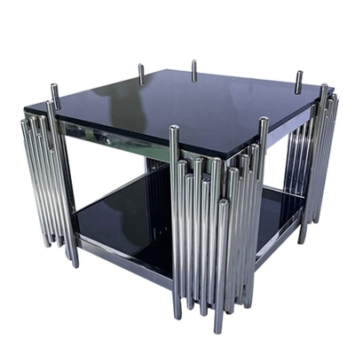 Moderne glazen luxe meubels stijlvolle theetafel 50 cm lengte voor huisversiering