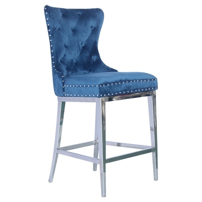 Sofa van goede kwaliteit voor de woonkamer met gepoleerde fluweel van metaal Stoelen voor vrijetijdsbesteding Metalen frame stoel in Europees stijl