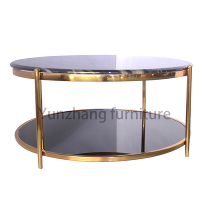 Luxe, minimalistisch middenkoffietafel, woonkamermeubilair in moderne stijl.