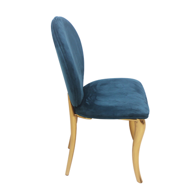 Elegante eetstoel met zware basis