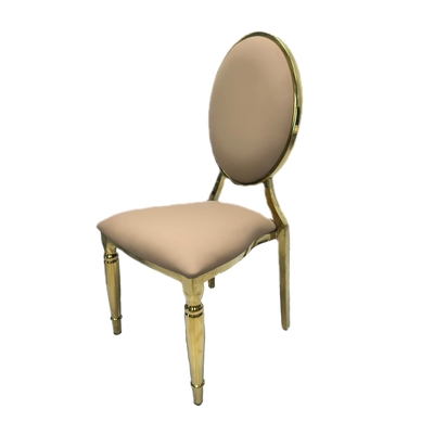 Luxe hotel banket stoel kussens decoratie gouden meubels trouwstoelen bulk voor evenement feest