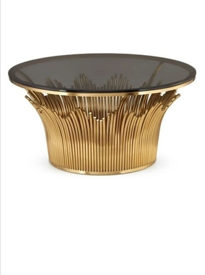 Home Meubelen Ronde Centrum Rozen goud Marmeren salontafels Luxe Voor woonkamer