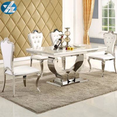 GLAAS/MARMOR tafeltop Eettafel voor hedendaagse eetkamermeubelen