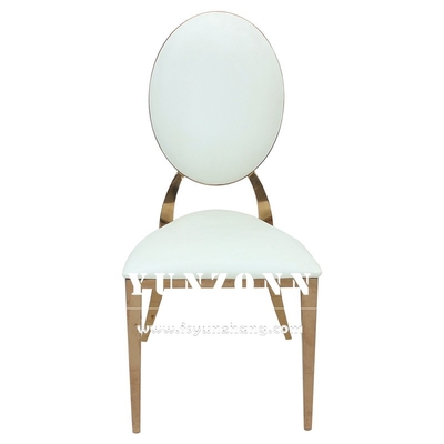 Het gouden Roestvrij staalhuwelijk zit de Koninklijke Huren W49xD53xH94cm van de Huwelijksstoel voor