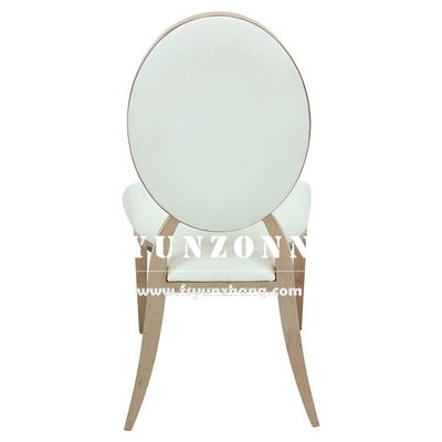 Het gouden Roestvrij staalhuwelijk zit de Koninklijke Huren W49xD53xH94cm van de Huwelijksstoel voor
