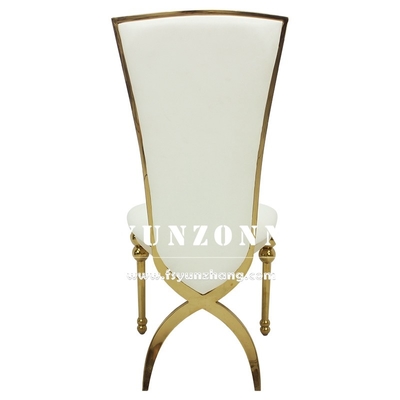 De grote Stoelen van het Luxehuwelijk voor Bruid en Bruidegom de Benen van Chair Cross Back
