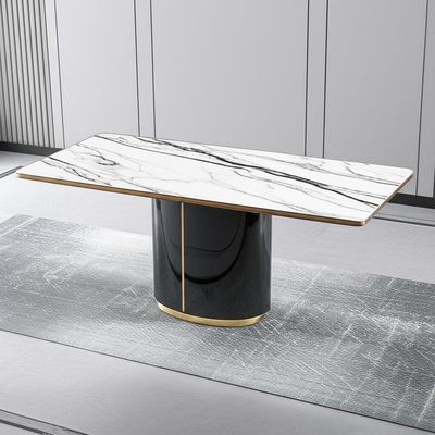 Marmeren Hoogste Luxe Moderne Eettafels Rechthoekig voor Huis en Hotel