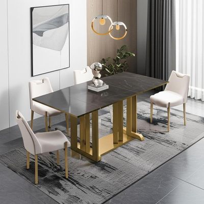 8 personen Multifunctionele eettafel veelzijdige console tafel en stoelen