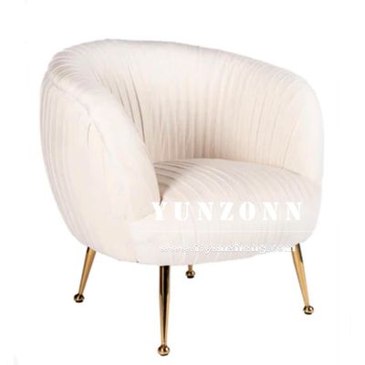 Moderne Luxe Fluweel Stof Enkele Sofa Stoel voor Hotel en Woonkamer met 15-30 Dagen Levering