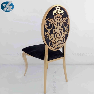 De traditionele Stoelen van de Roestvrij staal Stapelbare Gebeurtenis om Achterhuur W50xD65xH92cm