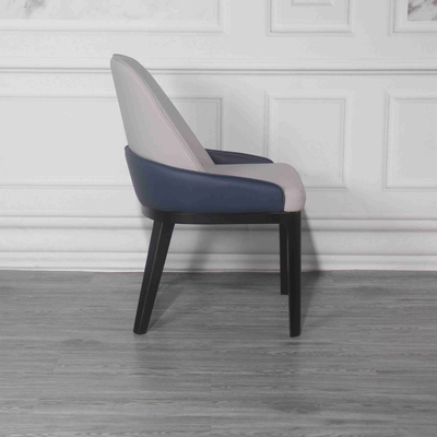 Gray Blue Multi Colored Padded-Eetkamerstoelen met Stevige Benen