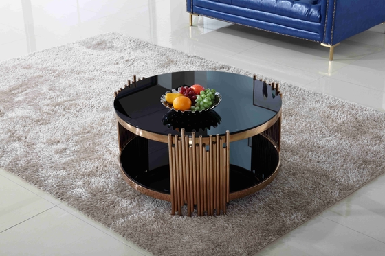 Modern Lijst Gouden Rond Koffietafel van de Luxe Vastgesteld de Woonkamermeubilair van de de Modieuze Thee