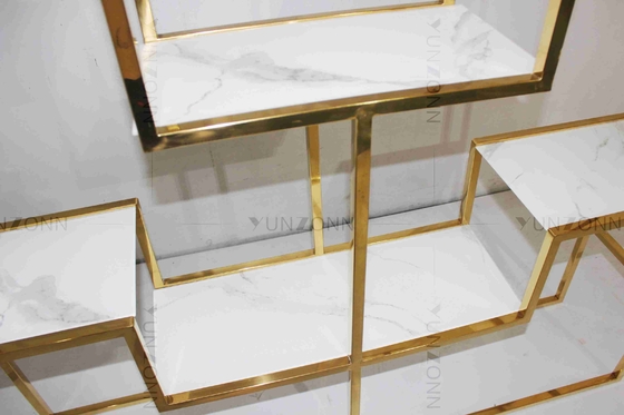 Antirust Lijst van de de Lijst Tubulaire Modieuze Thee van de Roestvrij staalconsole Decoratief voor Woonkamer