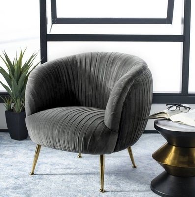 Ontspan Sofa Chair Padded Dining Room-Rechte Benen van de Stoelen de Hoge Elastische Spons