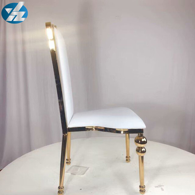 Witte Zwarte Koninklijke van het het Huwelijksbanket van de Kroonstoel van het de Stoelroestvrije staal Gouden Ronde de Stoelbenen