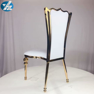 Witte Zwarte Koninklijke van het het Huwelijksbanket van de Kroonstoel van het de Stoelroestvrije staal Gouden Ronde de Stoelbenen