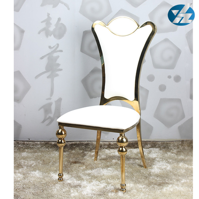55X60X110 SS Beklede het Dineren Stoelen van de het Huwelijksgebeurtenis van het Stoelgoud Geplateerde Hotel