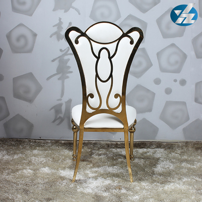 55X60X110 SS Beklede het Dineren Stoelen van de het Huwelijksgebeurtenis van het Stoelgoud Geplateerde Hotel