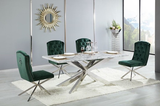4 de Luxe Moderne Eettafels van de persoons Dwarsbasis voor Woonkamer