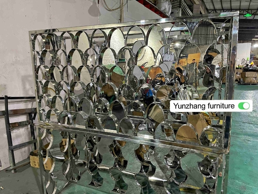 Gouden van de de Barlijst van het Kleurenmetaal de Consolelijst 150cmx40cmx80cm 201SS