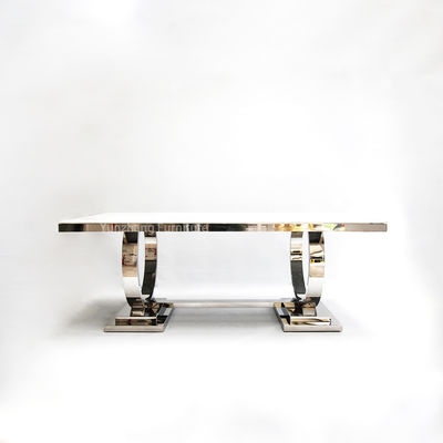 Goede prijs Twee Gebruik van de Roestvrij staalfamilie van de Cirkels het Gladde Moderne Eettafel Marmeren Hoogste 201 online