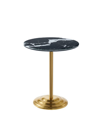 Goede prijs Moderne stijl Marmer en messing Tafel Antiek messing kleur ronde tafel online