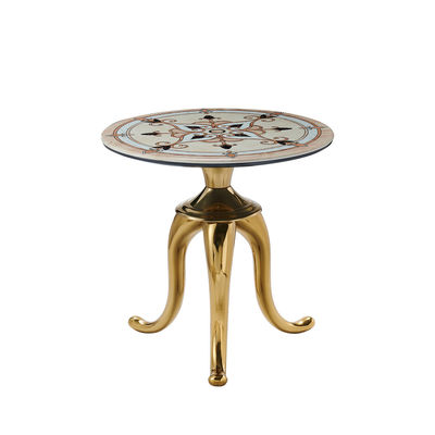 Goede prijs Europese ontwerp Turks woonkamermeubilair glas koffie thee mobiele bovenste salontafel online