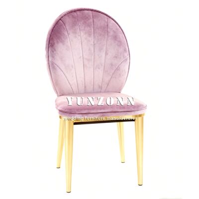 Goede prijs Fabriek Direct Luxe Bruiloft Meubilair Hotel Restaurant Metalen Gouden Stalen Poten Eetstoel online