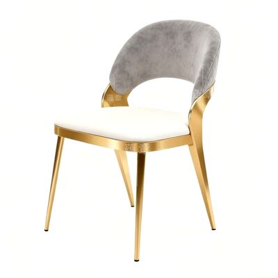 Goede prijs Contemporary Italiaans roestvrij staal been eetstoelen aanpasbaar luxe koninklijk modern restaurant trouwstoelen online