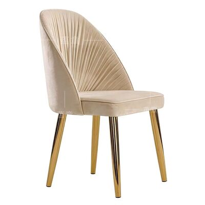 Goede prijs Evenement verhuur fluwelen kussen banketzaal meubilair gebruikte banketstoelen goud roestvrij staal modern online