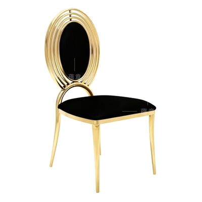 Goede prijs Hot Sale Groothandel Populair Outdoor Hall Event Verhuur Modern Gold Metal Frame Bruidsstoelen Evenementen online