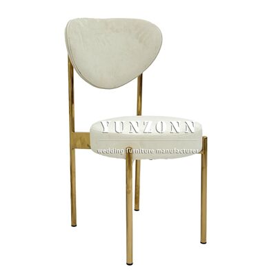 Goede prijs Groothandel trouwmeubilair goud verkoop roestvrij staal luxe metalen stoelen voor evenementen online