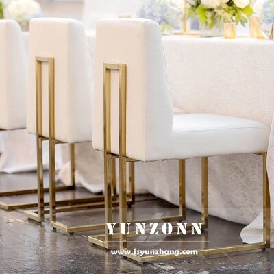 Goede prijs Gebruikte roestvrijstalen moderne bruiloft restaurant meubels goedkope stapelbare kerk banket accent VIP stoelen voor hotel online
