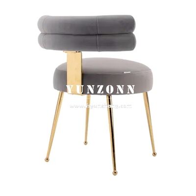 Goede prijs Nieuw ontwerp hotel banketzaal mooie gouden trouwstoel van roestvrij staal online