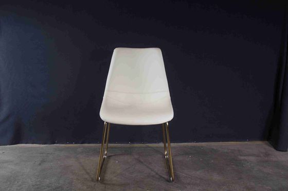 Goede prijs Witte Leer Eenvoudige Dunne Elegante Moderne het Dineren Stoelen voor Huisrestaurant online