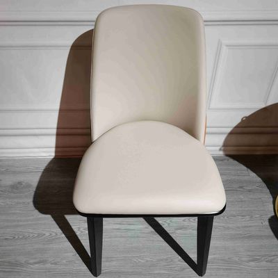 Goede prijs Huis Stevige Houten Hoge Beëindigen Moderne het Dineren Opgevulde de Eetkamerstoelen van het Stoelenleer Rugleuning online