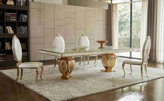 Goede prijs Van het het Huwelijksbanket van de luxe de Edele Atmosfeer Eettafel van het de Lijstenpatroon met 10-12 Seaters online